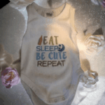 Embroidered Personalised Wild Child Romper Suit Onesie - Any Name - Image 7