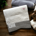 Personalised Embroidered Inspirational Heirloom Baby Cot Quilt - Any name - Image 13