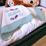 Personalised Embroidered Inspirational Heirloom Baby Cot Quilt...Many Designs & Colours To Choose From