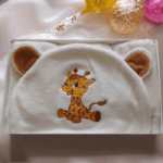 Baby's Personalised Embroidered Hooded Towel 100% Bamboo - Image 2