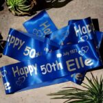 Birthday Cake Customised Ribbon 100mm x 2 Metres