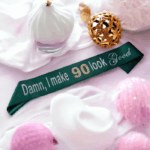 80th, 90th, 100th Birthday Personalised Party Sash
