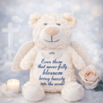 Forever in Our Hearts Embroidered Angel Cubby with Wings - Image 2