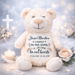 Forever in Our Hearts Embroidered Angel Cubby with Wings - Image 6