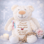 Forever in Our Hearts Embroidered Angel Cubby with Wings - Image 10