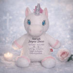 Forever in Our Hearts Embroidered Angel Cubby with Wings - Image 9