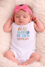 Embroidered Personalised Wild Child Romper Suit Onesie - Any Name - Image 9