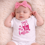 Personalised My First Easter Baby Romper Suit – Custom Baby Easter Outfit - Image 4