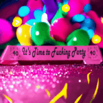 40th Birthday Personalised Party Sash - Image 3