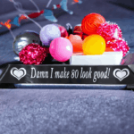 80th, 90th, 100th Birthday Personalised Party Sash - Image 3