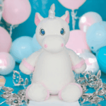 Personalised Embroidered Unicorn Cubby Bear - Image 4
