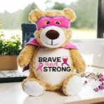 Breast Cancer Inspirational Cubby Bear - Image 2