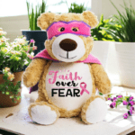 Breast Cancer Inspirational Cubby Bear - Image 3