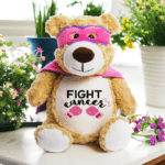 Breast Cancer Inspirational Cubby Bear - Image 4