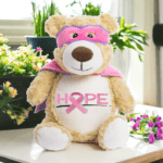 Breast Cancer Inspirational Cubby Bear - Image 7