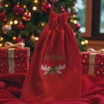 Personalised Embroidered Children's Unicorn Christmas Sack - Image 6