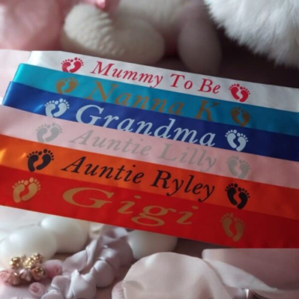 Baby Shower Sashes