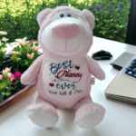 Personalised Embroidered Mothers Day Cubby Bear - Image 2