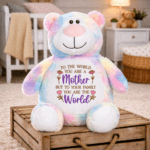Personalised Embroidered Mothers Day Cubby Bear - Image 4