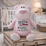 Personalised Embroidered Mothers Day Cubby Bear - Image 9