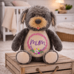 Personalised Embroidered Mothers Day Cubby Bear - Image 7