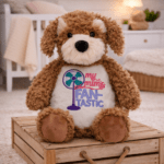 Personalised Embroidered Mothers Day Cubby Bear - Image 8