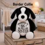 Personalised Embroidered Birth Announcement Cubby Bear - Image 3