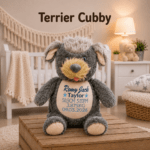 Personalised Embroidered Birth Announcement Cubby Bear - Image 9