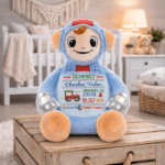 Personalised Embroidered Birth Announcement Cubby Bear - Image 22