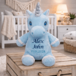 Personalised Embroidered Birth Announcement Cubby Bear - Image 26