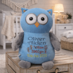 Personalised Embroidered Birth Announcement Cubby Bear - Image 29