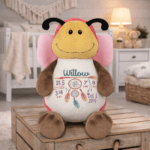 Personalised Embroidered Birth Announcement Cubby Bear - Image 30