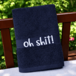 Men's Adult's Personalised Bath Towel Embroidered With Any Name - Image 6