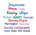 Girls Personalised Bath Towel Embroidered With Any Name - Image 15