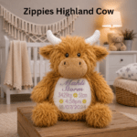 Personalised Embroidered Birth Announcement Cubby Bear - Image 15