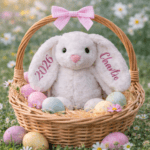 Personalised Embroidered Fluffy Easter Bunny Rabbit - Image 3