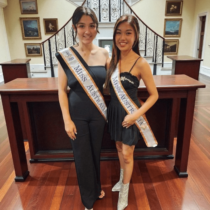 white-Photoroom (18) Customised Embroidered Pageant Queen Sashes With Coloured Border - Image 1